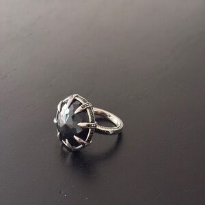 Thomas Sabo Black and Silver Ring